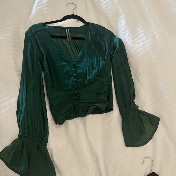 Green Anthropologie Blouse - Picture 1 of 1